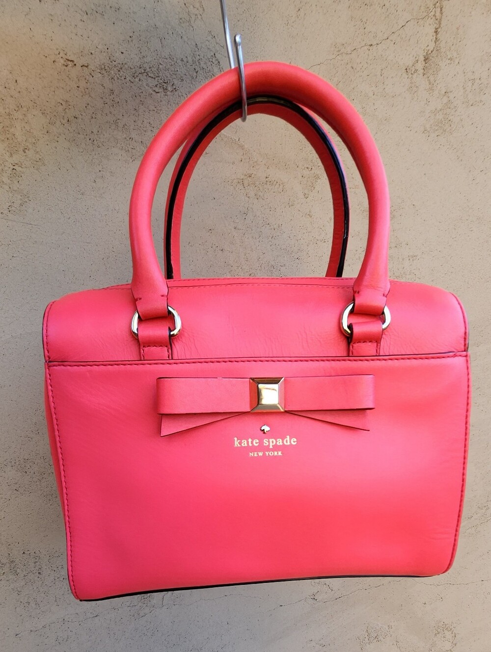 Kate Spade New York Holly Street Ashton Leather Satchel - Coral Pink - Picture 3 of 11